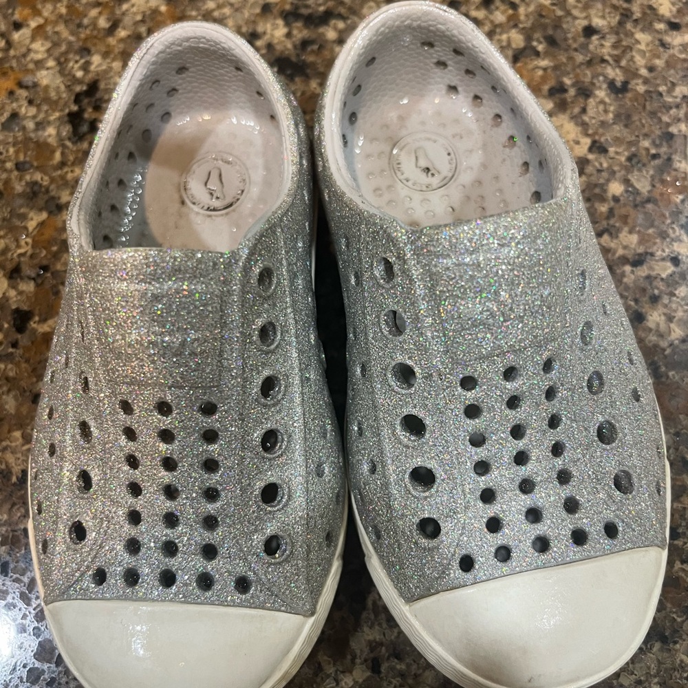 Silver sparkly Natives.
